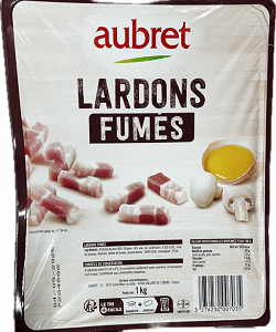 LARDONS FUMES AUBRET X1KG
