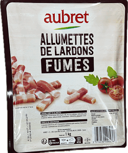 LARDONS ALLUMETTES AUBRET X1KG